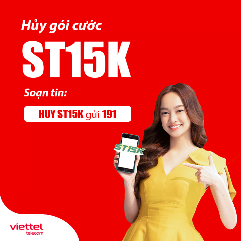 Cách hủy gói ST15K bằng tin nhắn miễn phí