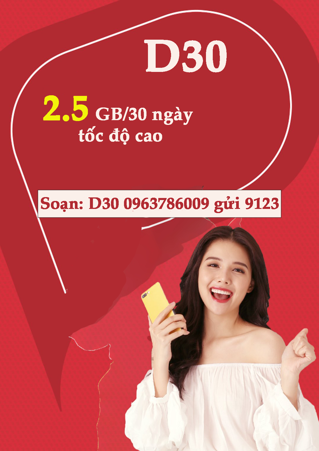 Hướng dẫn đăng ký gói D30 Viettel